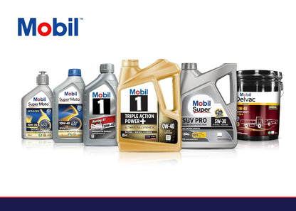 MOBIL Super Moto 20W-40 4T Premium Technology Conventional Engine Oil  (1 L, Pack of 1)
